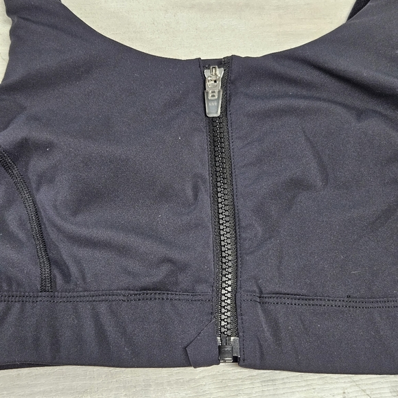 Outdoor Voices Powerhouse Sports Bra S/M C Cup Front Zip Mesh Back Moisture Wick - Picture 5 of 11